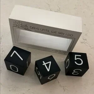 Other | Wedding Countdown Block Calendar | Poshmark